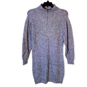 NWT ANTHROPOLOGIE   SATURDAY/SUNDAY Vivian Sweater Dress In Grey